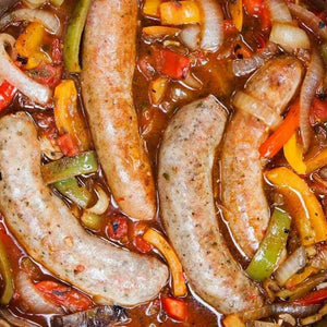 Sausages, Peppers, & Onions
